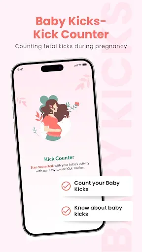 Скриншот 1 — Baby Kicks — Счётчик ударов