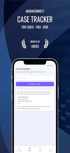 Скриншот 1 — MigraConnect Case Tracker