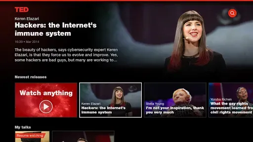 Скриншот 1 — TED TV