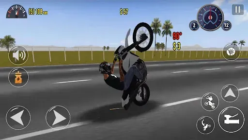 Скриншот 5 — Moto Wheelie 3D - Bike Games