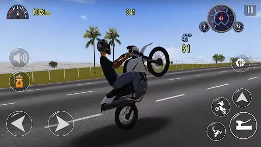 Скриншот 6 — Moto Wheelie 3D - Bike Games