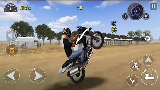 Скриншот 8 — Moto Wheelie 3D - Bike Games
