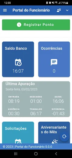 Скриншот 2 — Portal do Funcionário