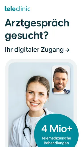 Скриншот 1 — TeleClinic - Online Arzt