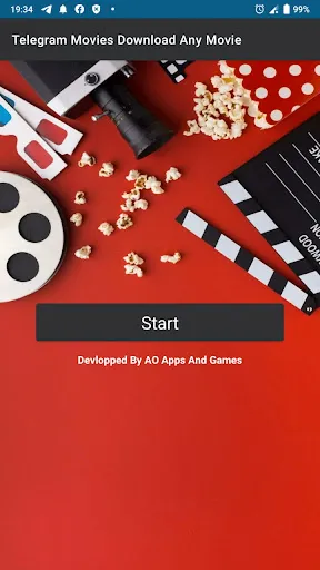 Скриншот 1 — Telegram Movies - Download HD