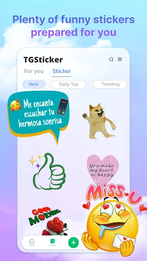 Скриншот 1 — Tgsticker - pack meme download