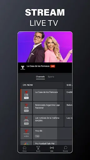 Скриншот 3 — Telemundo: Series y TV en vivo
