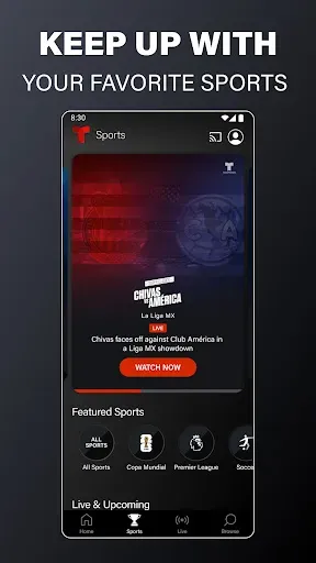 Скриншот 4 — Telemundo: Series y TV en vivo