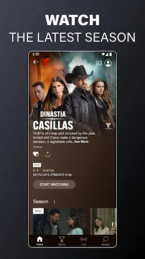 Скриншот 5 — Telemundo: Series y TV en vivo