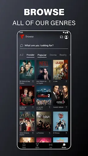 Скриншот 6 — Telemundo: Series y TV en vivo