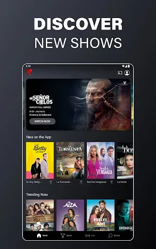 Скриншот 8 — Telemundo: Series y TV en vivo