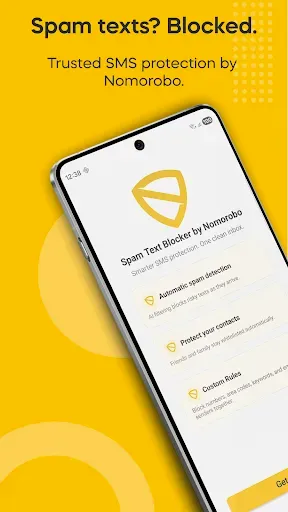 Скриншот 1 — Spam Text Blocker by Nomorobo
