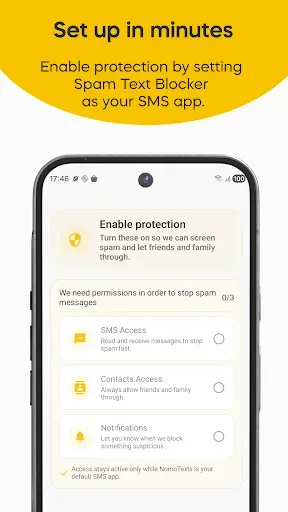 Скриншот 3 — Spam Text Blocker by Nomorobo