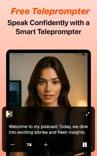 Скриншот 5 — Teleprompter For Video & Audio