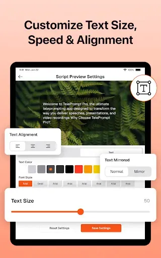 Скриншот 7 — Teleprompter For Video & Audio