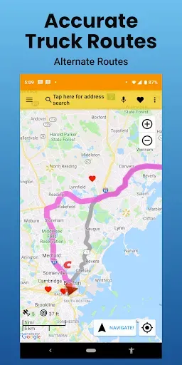 Скриншот 2 — SmartTruckRoute 2  Nav & IFTA