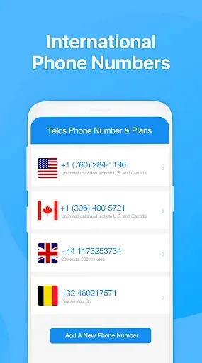 Скриншот 1 — 2nd Phone Number: Text & Call