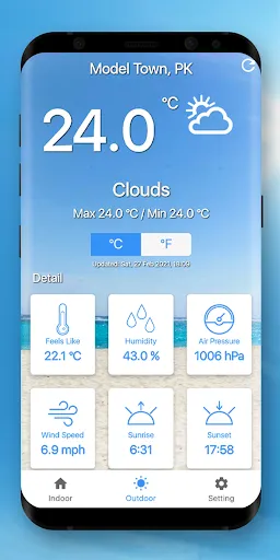 Скриншот 1 — Thermometer For Room Temp
