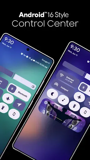 Скриншот 3 — Control Center Android 16 Styl