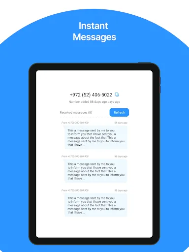 Скриншот 7 — Номер для получения SMS онлайн