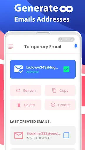 Скриншот 3 — Temp Mail: Временная Почта
