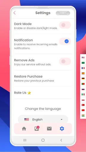 Скриншот 6 — Temp Mail: Временная Почта