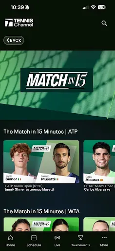 Скриншот 2 — Tennis Channel