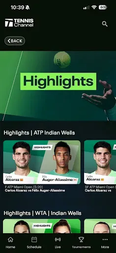 Скриншот 4 — Tennis Channel