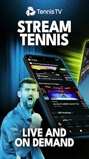Скриншот 1 — Tennis TV - Live Streaming