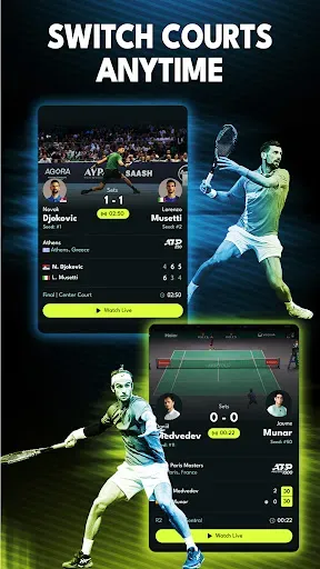 Скриншот 3 — Tennis TV - Live Streaming