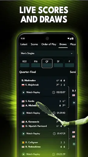 Скриншот 4 — Tennis TV - Live Streaming