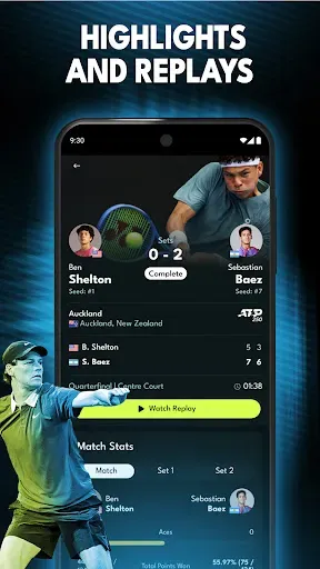 Скриншот 5 — Tennis TV - Live Streaming