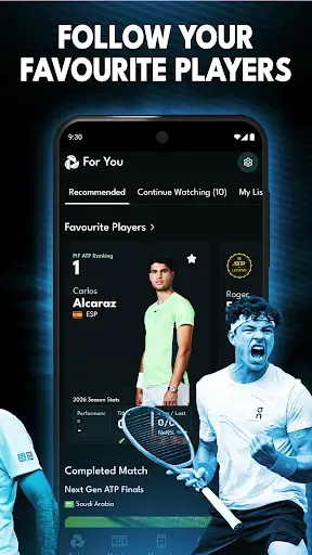 Скриншот 7 — Tennis TV - Live Streaming