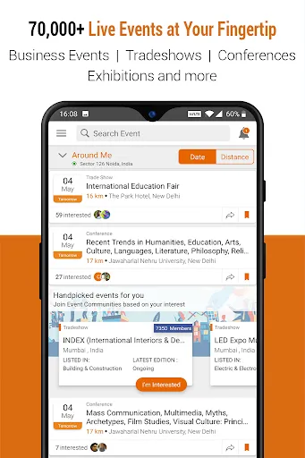Скриншот 2 — 10times- Find Events & Network
