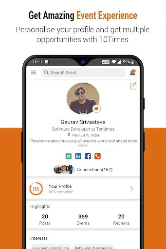 Скриншот 7 — 10times- Find Events & Network