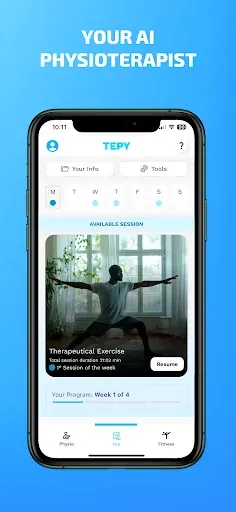Скриншот 1 — Tepy – AI for Muscle Pain