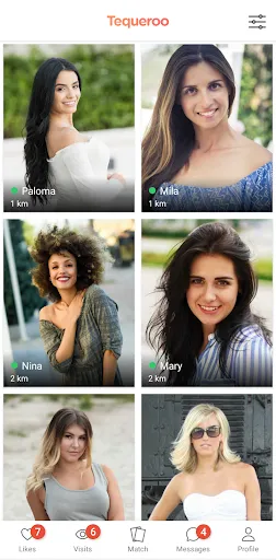 Скриншот 1 — Tequeroo: Flirt, Dating & chat