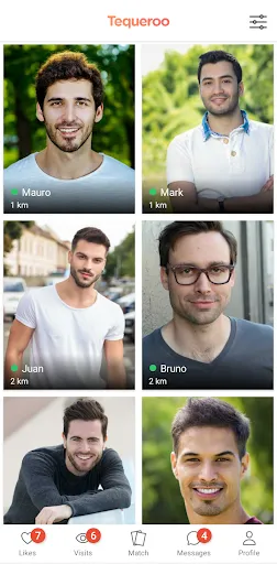 Скриншот 3 — Tequeroo: Flirt, Dating & chat