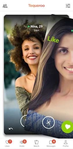 Скриншот 4 — Tequeroo: Flirt, Dating & chat