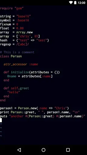 Скриншот 2 — Termux:Style