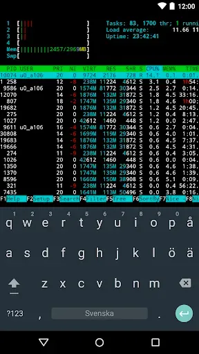 Скриншот 2 — Termux
