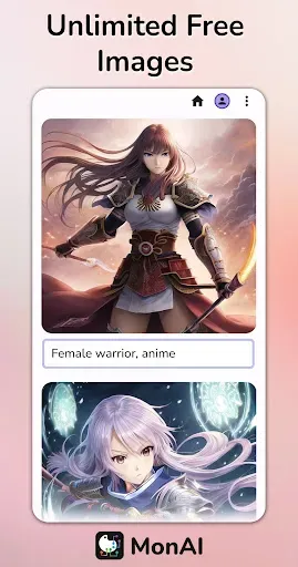 Скриншот 2 — monAI - AI Art Generator