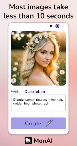 Скриншот 3 — monAI - AI Art Generator
