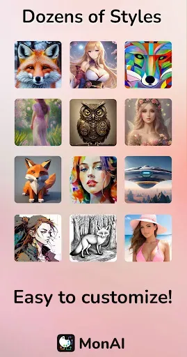 Скриншот 5 — monAI - AI Art Generator