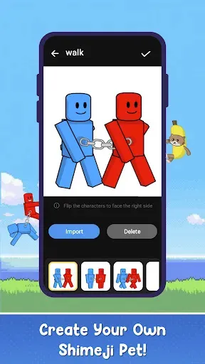 Скриншот 2 — Floatoon: Create Shimeji Pets