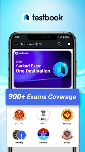 Скриншот 2 — Testbook: Exam Preparation App