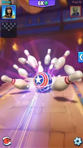 Скриншот 2 — Bowling Crew — 3D боулинг игра