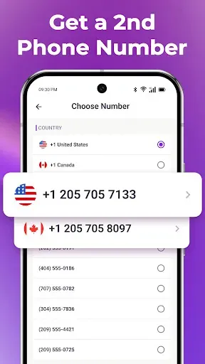 Скриншот 4 — TextNumber: Talk with Text App