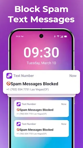 Скриншот 6 — TextNumber: Talk with Text App