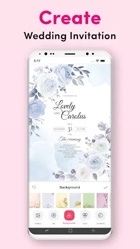 Скриншот 2 — пригласительные открытки